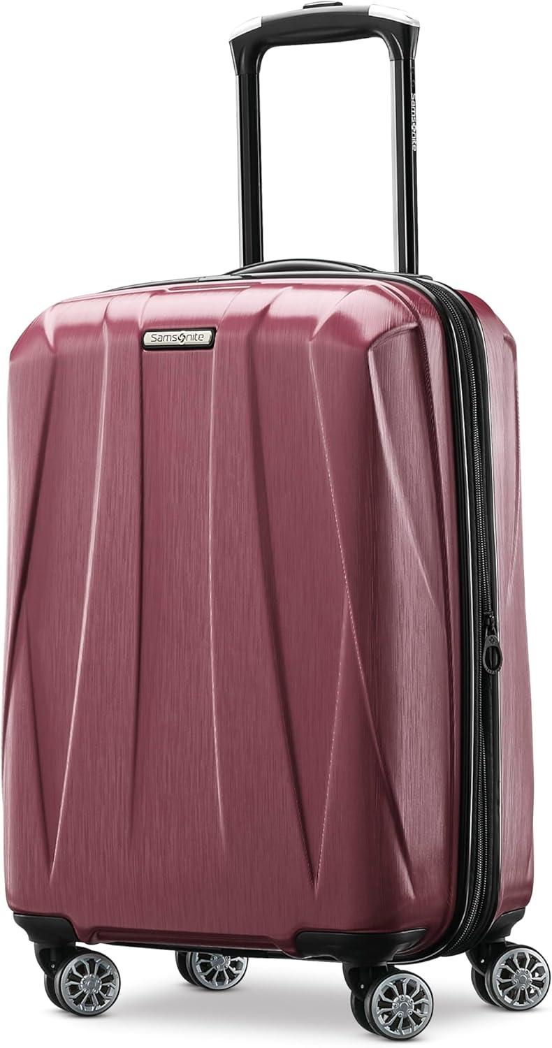 imageSamsonite Centric 2 Hardside Expandable Luggage with Spinner Wheels Silver CarryOn 20InchCordovan