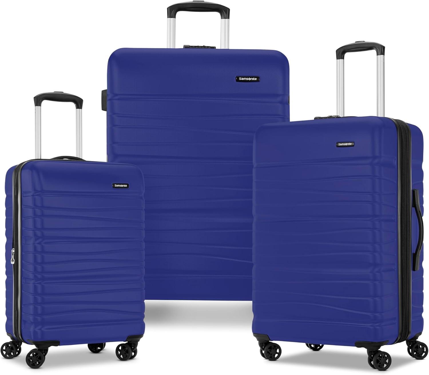 imageSamsonite Evolve SE Hardside Expandable with Double Spinner Wheels 2PC SET COM PurpleSaphir Blue
