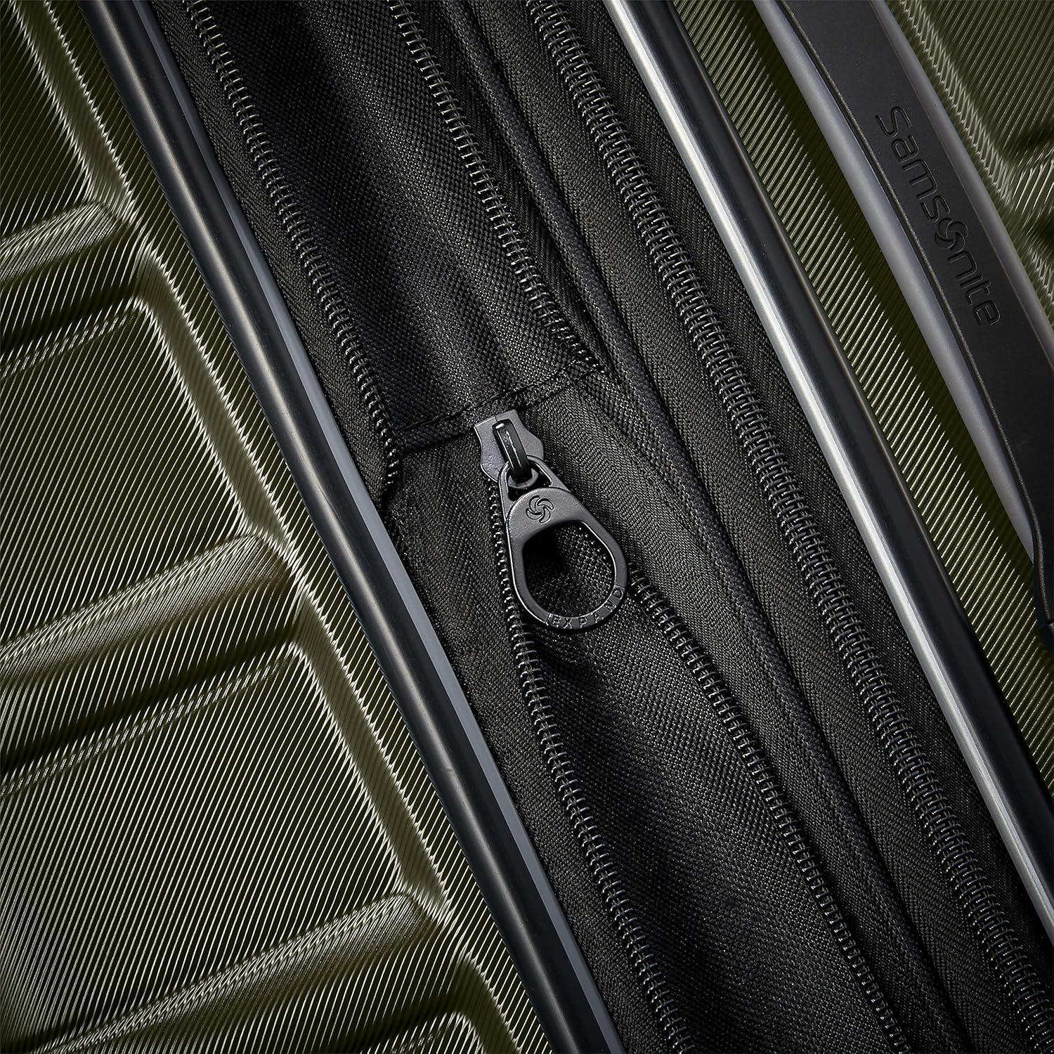 imageSamsonite Omni 2 Hardside Expandable Luggage with Spinner Wheels ICY Lilac 2Piece Set 1928Vita Olive