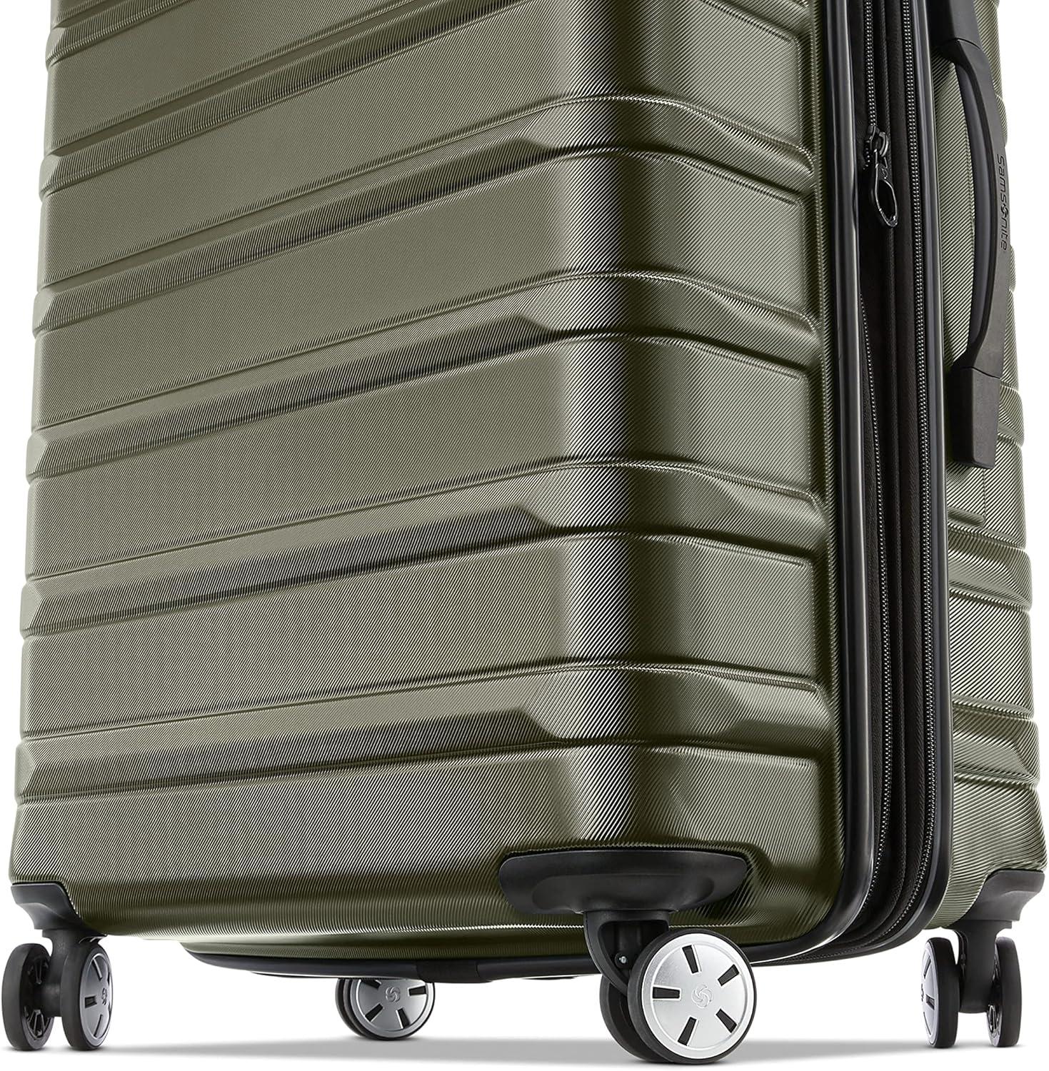 imageSamsonite Omni 2 Hardside Expandable Luggage with Spinner Wheels ICY Lilac 2Piece Set 1928Vita Olive