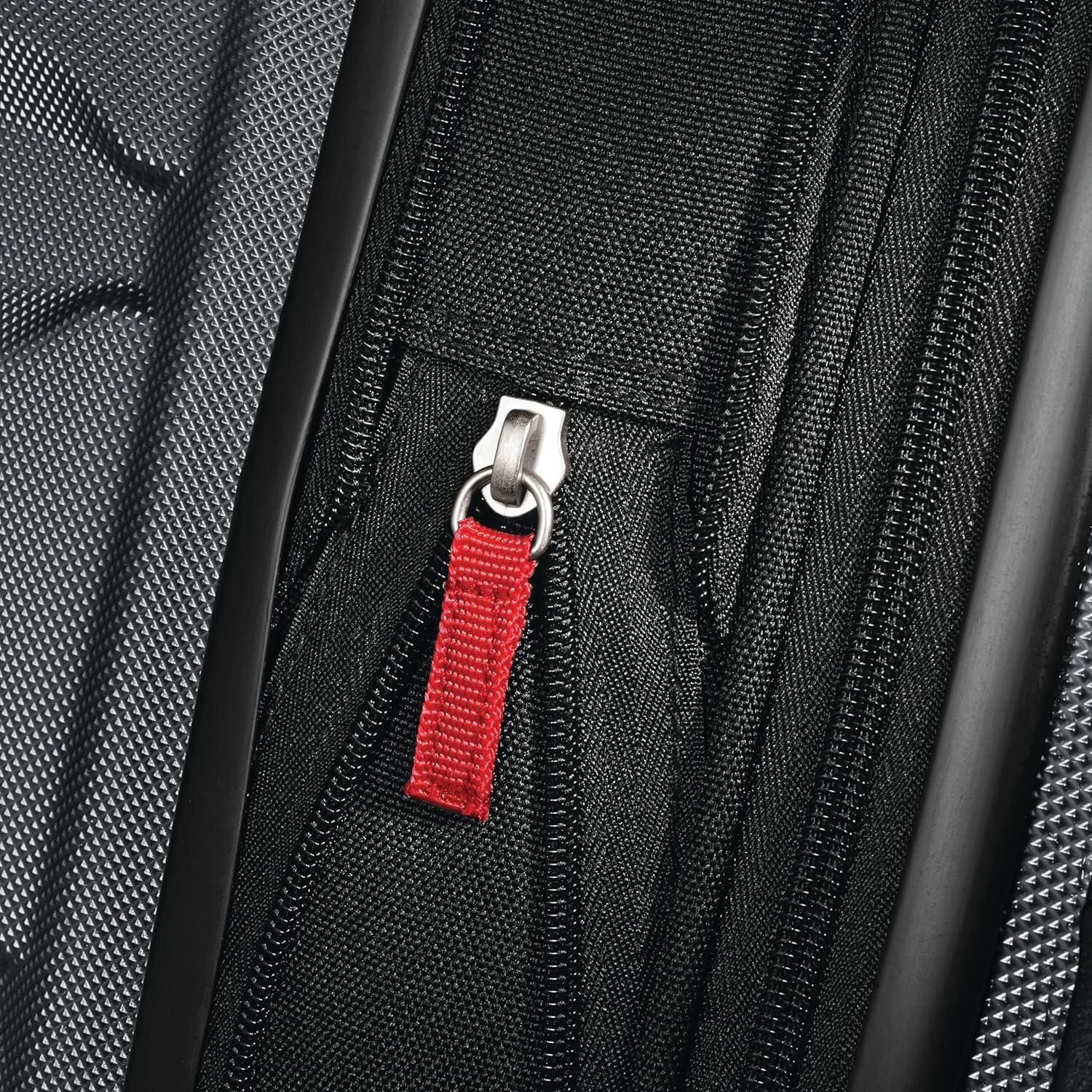 imageSamsonite Omni PC Hardside Expandable Luggage with Spinner Wheels Caribbean Blue CarryOn 20InchCharcoal