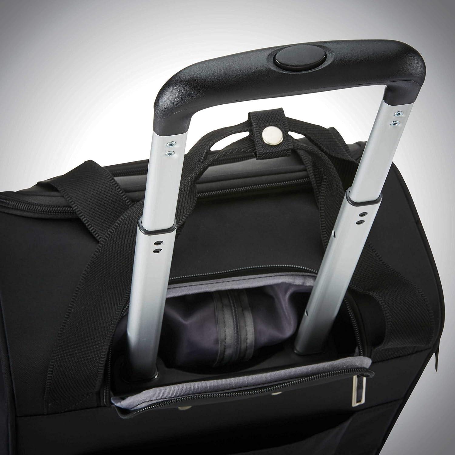 imageSamsonite Underseat CarryOn Spinner With USB Port Ocean One SizeJet Black