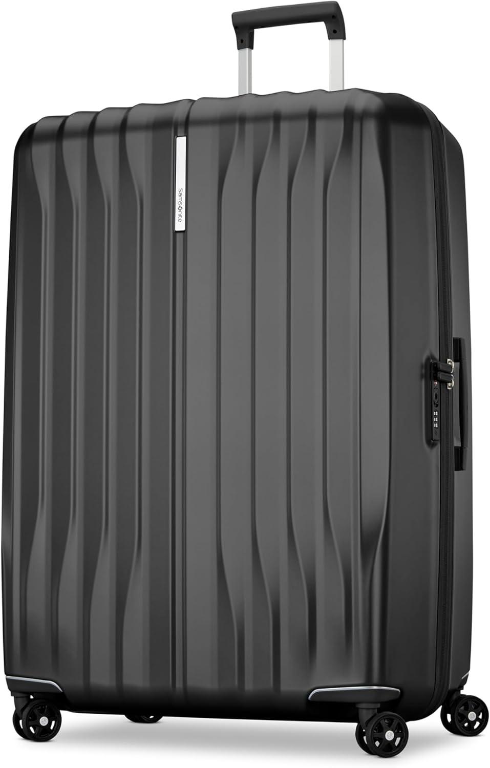 imageSamsonite UpLIFT CarryOn Hardside Luggage with Spinner Wheels AirlineApproved TSA Lock Adjustable Handle System Polycarbonate Hard Suitcase for Ultra Lightweight Travel Elemental BluePhantom Black