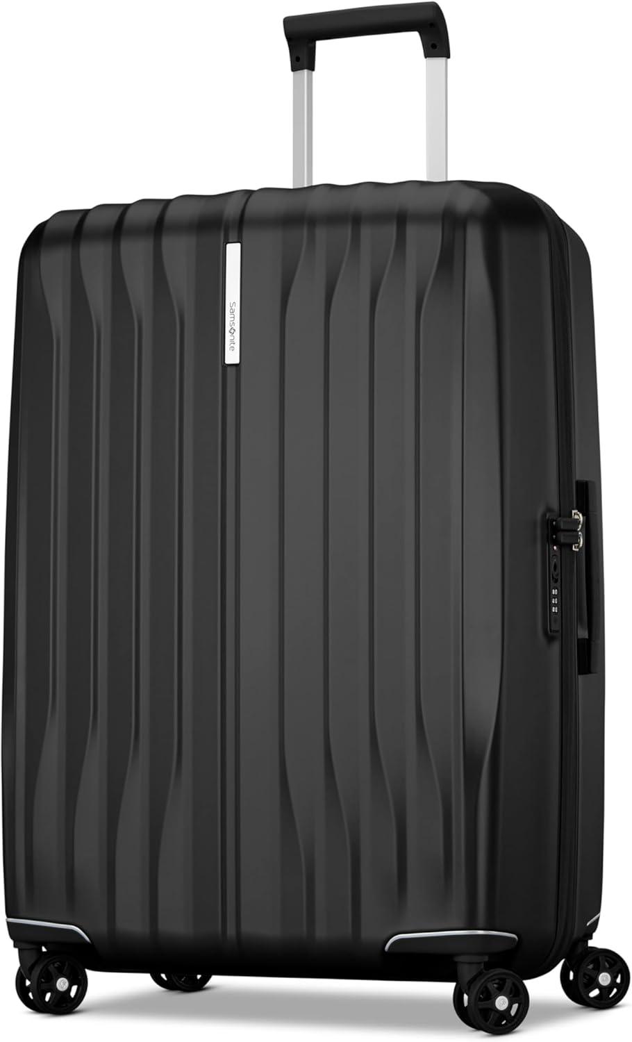 imageSamsonite UpLIFT CarryOn Hardside Luggage with Spinner Wheels AirlineApproved TSA Lock Adjustable Handle System Polycarbonate Hard Suitcase for Ultra Lightweight Travel Elemental BluePhantom Black