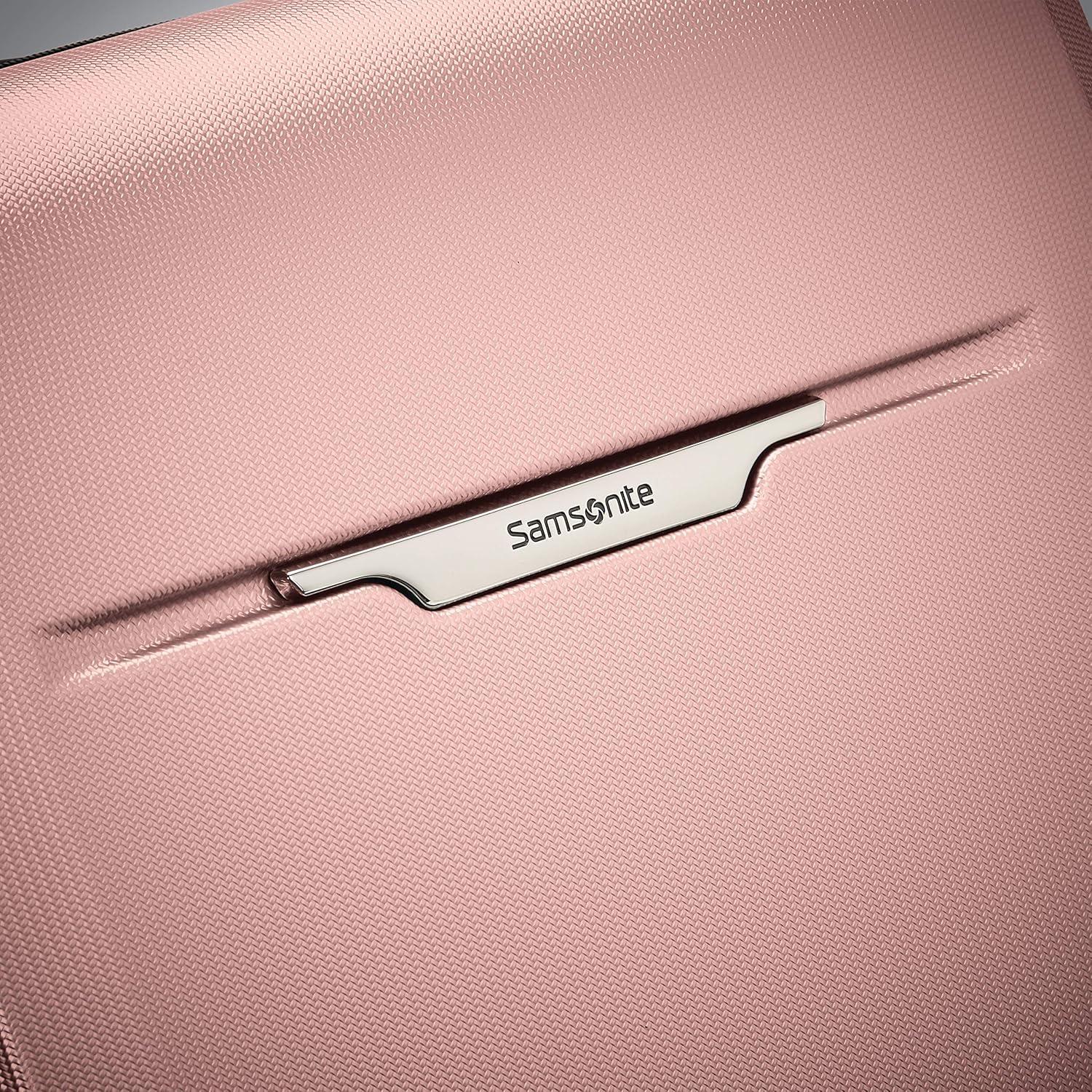 imageSamsonite Winfield 3 DLX Hardside Expandable Luggage with Spinners Black CarryOn 20InchRose