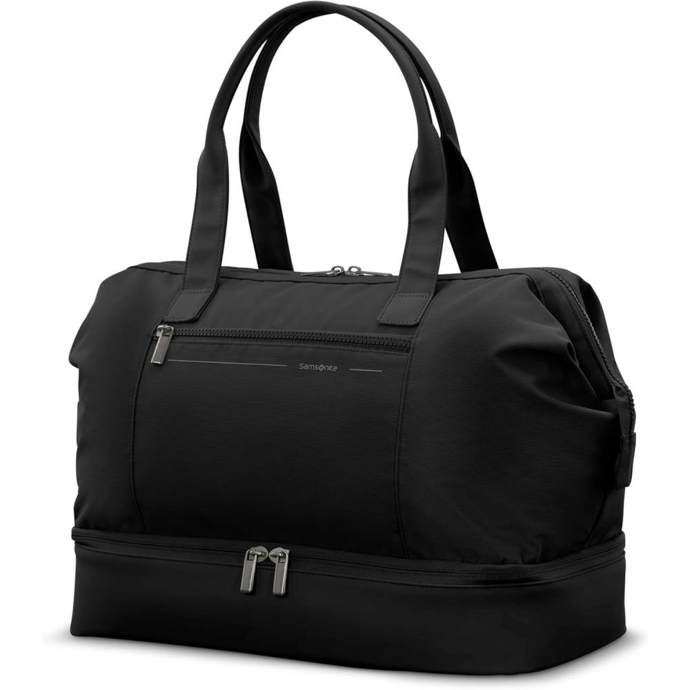 imageSamsonite Better Than Basics Weekender Duffle Drop Bottom Travel Bag with 14 Laptop Compartment SmartSleeveBlack