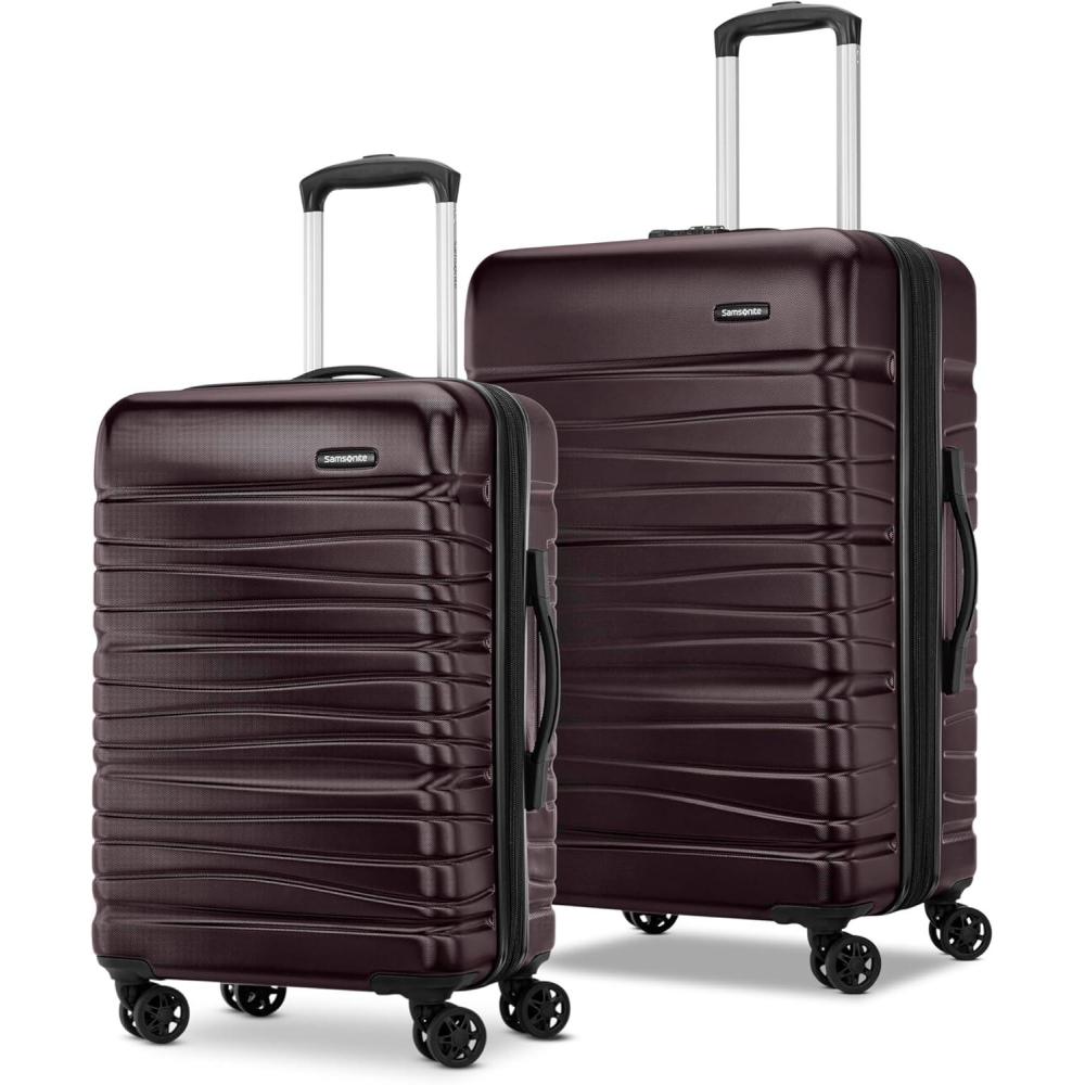 imageSamsonite Evolve SE Hardside Expandable with Double Spinner Wheels 2PC SET COM PurpleCordovan