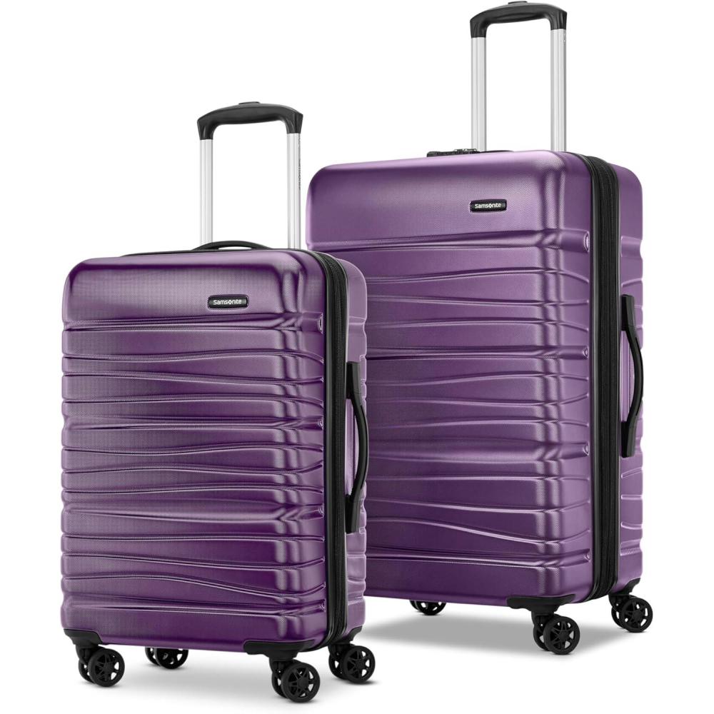 imageSamsonite Evolve SE Hardside Expandable with Double Spinner Wheels 2PC SET COM PurplePurple