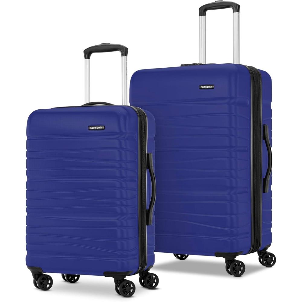 imageSamsonite Evolve SE Hardside Expandable with Double Spinner Wheels 2PC SET COM PurpleSaphir Blue