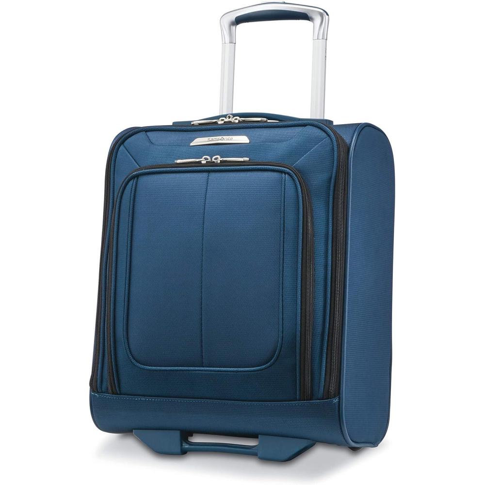 imageSamsonite Solyte DLX Softside Luggage Mediterranean Blue UnderseaterMediterranean Blue