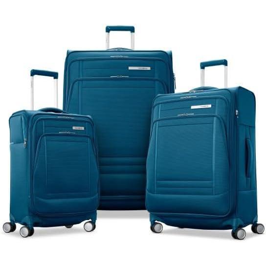 imageSamsonite UpLIFT Lightweight Softside CarryOn Luggage with Spinner Wheels  Expandable  AirlineApproved Polyester Soft Suitcase for Ultra Light Travel  Elemental BlueCerulean Blue