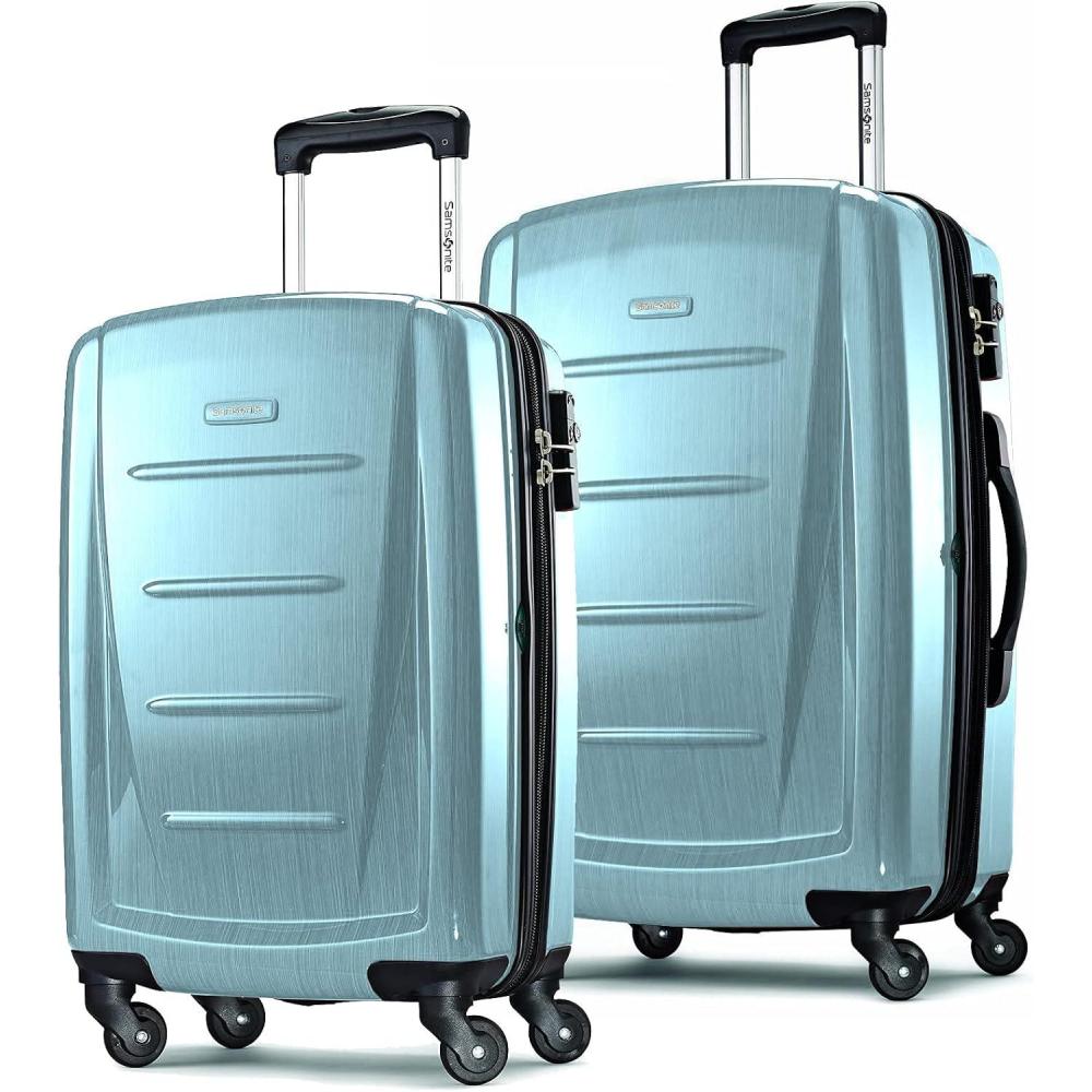 imageSamsonite Winfield 2 Hardside Luggage with Spinner Wheels CarryOn 20Inch Nordic BlueIce Blue
