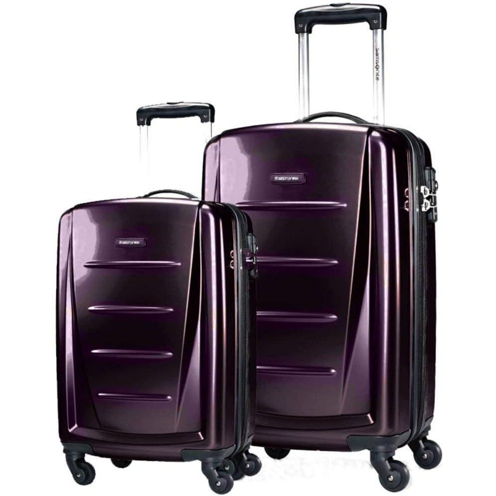 imageSamsonite Winfield 2 Hardside Luggage with Spinner Wheels CarryOn 20Inch Nordic BluePurple