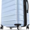 Samsonite Omni 2 Hardside Expandable Luggage with Spinner Wheels, ICY Lilac, 2-Piece Set (19/28)(Pale Blue)