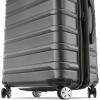 Samsonite Omni 2 Hardside Expandable Luggage with Spinner Wheels, ICY Lilac, 2-Piece Set (19/28)(Solid Charcoal)