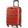Samsonite Omni PC Hardside Expandable Luggage with Spinner Wheels, Caribbean Blue, Carry-On 20-Inch(Burnt Orange)