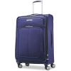 Samsonite Solyte DLX Softside Expandable Luggage with Spinner Wheels, Mediterranean Blue, Carry-On 20-Inch(Iris Blue)