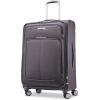 Samsonite Solyte DLX Softside Expandable Luggage with Spinner Wheels, Mediterranean Blue, Carry-On 20-Inch(Mineral Grey)