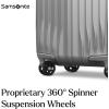 Samsonite UpLIFT Carry-On Hardside Luggage with Spinner Wheels – Airline-Approved, TSA Lock, Adjustable Handle System – Polycarbonate Hard Suitcase for Ultra Lightweight Travel – Elemental Blue(Silver Shimmer)