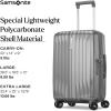 Samsonite UpLIFT Carry-On Hardside Luggage with Spinner Wheels – Airline-Approved, TSA Lock, Adjustable Handle System – Polycarbonate Hard Suitcase for Ultra Lightweight Travel – Elemental Blue(Silver Shimmer)