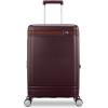 Virtuosa Hardside 21 Inch Carry On Luggage – Airline Approved with 360° Spinner Wheels, RightHeight™ Adjustable Handle – Zippered WetPak™ – TSA Lock – Expandable Light Polycarbonate Shell – Off White(Merlot)