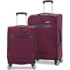 Samsonite Ascella 3.0 Softside Expandable Luggage with Spinner Wheels, 3-Piece Set (20/24/28), Sapphire Blue(Light Plum)