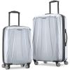 Samsonite Centric 2 Hardside Expandable Luggage with Spinner Wheels, Silver, Carry-On 20-Inch(Silver)
