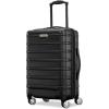 Samsonite Omni 2 Hardside Expandable Luggage with Spinner Wheels, ICY Lilac, 2-Piece Set (19/28)(Black)