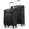 Samsonite Solyte DLX Softside Expandable Luggage with Spinner Wheels, Mediterranean Blue, Carry-On 20-Inch(Midnight Black)