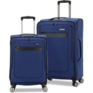 Samsonite Ascella 3.0 Softside Expandable Luggage with Spinner Wheels, 3-Piece Set (20/24/28), Sapphire Blue(Sapphire Blue)
