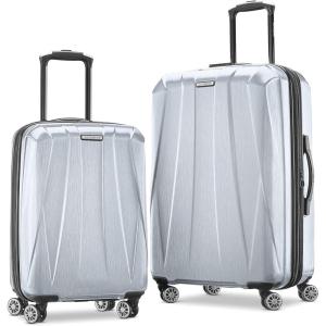 Samsonite Centric 2 Hardside Expandable Luggage with Spinner Wheels, Silver, Carry-On 20-Inch(Silver)