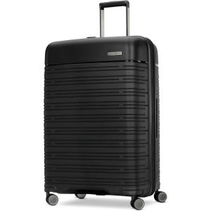 Samsonite Elevation Plus – Carry-On Hardside Luggage – Scratch Resistant Polypropylene Shell, RightHeight™ Adjustable Handle, Integrated AirTag Holder, TSA Lock, WetPak™ Compartment – Midnight Blue(Triple Black)