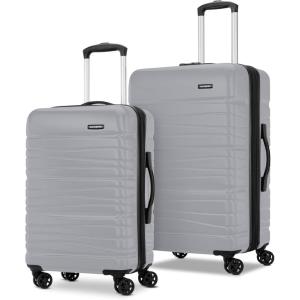 Samsonite Evolve SE Hardside Expandable with Double Spinner Wheels, 2PC SET (CO/M), Purple(Titanium)