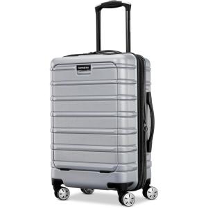 Samsonite Omni 2 Hardside Expandable Luggage with Spinner Wheels, ICY Lilac, 2-Piece Set (19/28)(Artic Silver)