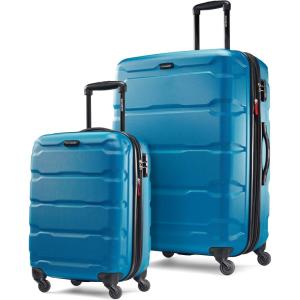 Samsonite Omni PC Hardside Expandable Luggage with Spinner Wheels, Caribbean Blue, Carry-On 20-Inch(Adriatic Blue)