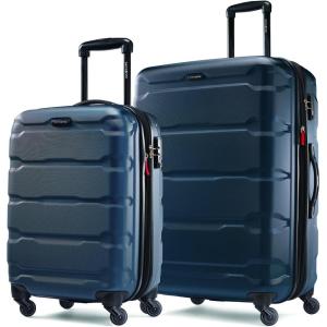 Samsonite Omni PC Hardside Expandable Luggage with Spinner Wheels, Caribbean Blue, Carry-On 20-Inch(Teal)