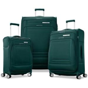 Samsonite UpLIFT Lightweight Softside Carry-On Luggage with Spinner Wheels – Expandable – Airline-Approved, Polyester Soft Suitcase for Ultra Light Travel – Elemental Blue(Emerald Green)