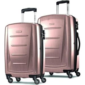 Samsonite Winfield 2 Hardside Luggage with Spinner Wheels, Carry-On 20-Inch, Nordic Blue(Artic Pink)