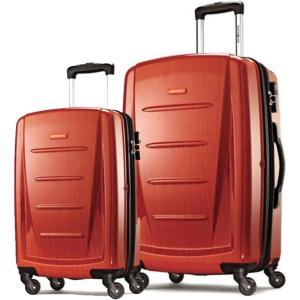 Samsonite Winfield 2 Hardside Luggage with Spinner Wheels, Carry-On 20-Inch, Nordic Blue(Orange)