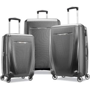 Samsonite Winfield 3 DLX Hardside Expandable Luggage with Spinners, Black, Carry-On 20-Inch(Graphite Grey)