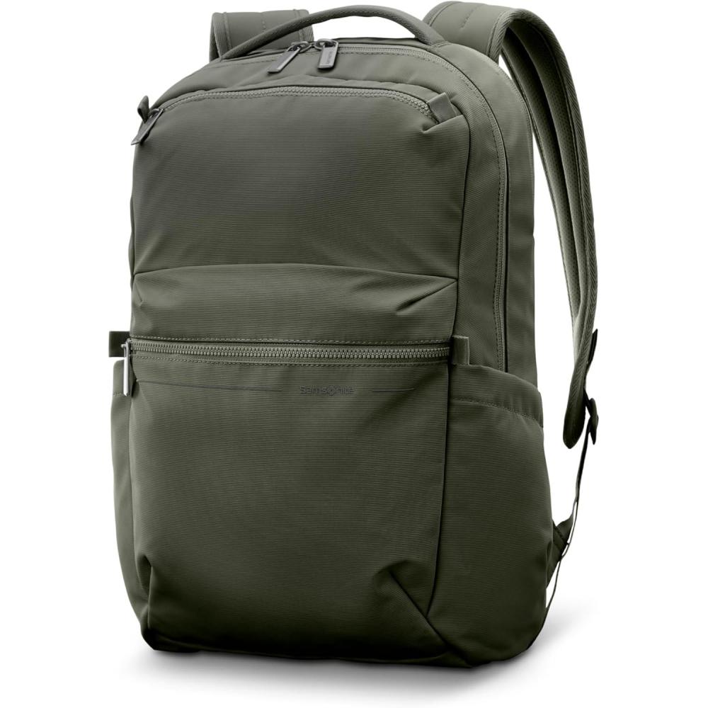 imageSamsonite Better Than Basic Backpack Dedicated Laptop Compartment Quick Stash Front Pockets and Lightweight Breathable Airmesh BlackOlive