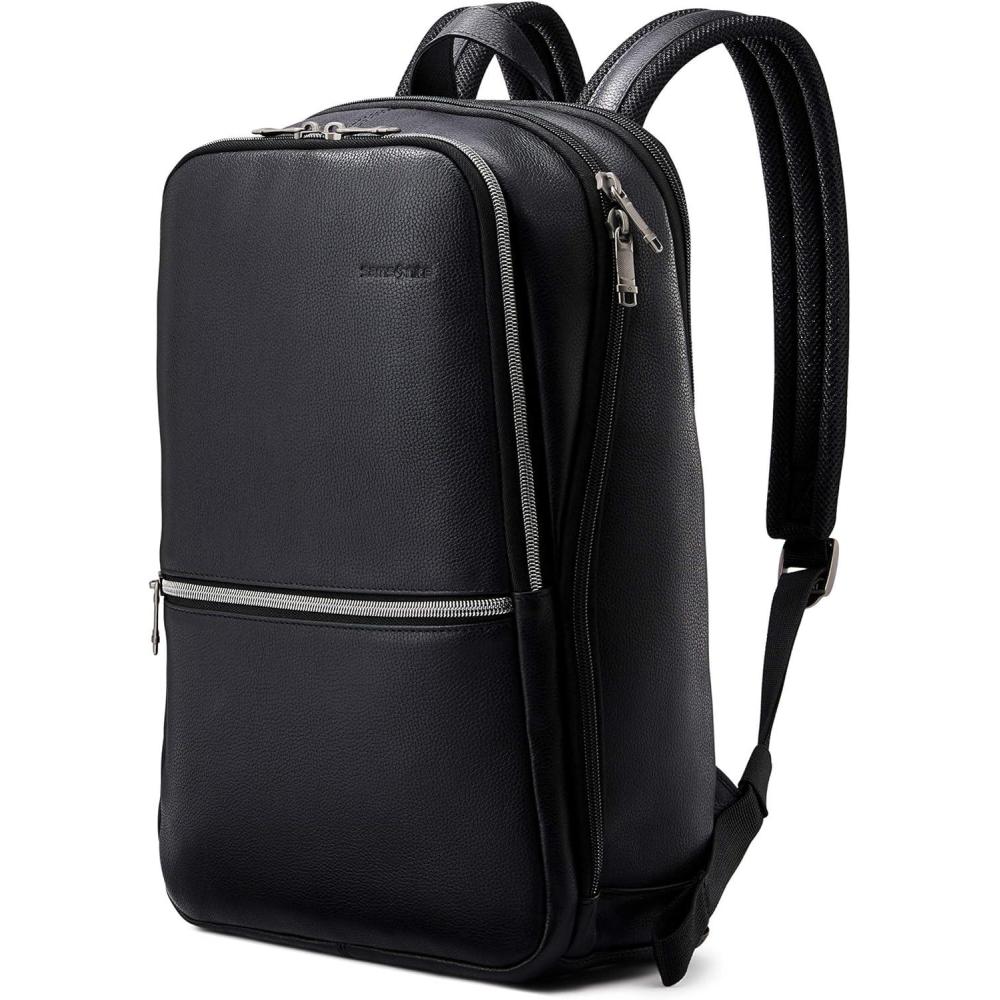 imageSamsonite Classic Leather Slim BackpackBlack