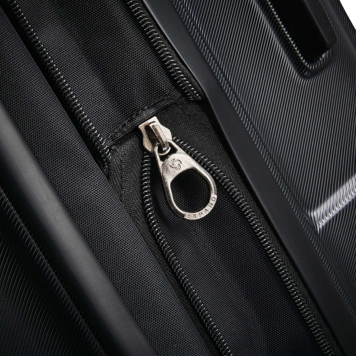 imageSamsonite Centric Hardside Expandable Luggage with Spinner Wheels Black CarryOn 20InchBlack