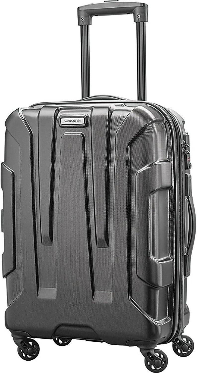 imageSamsonite Centric Hardside Expandable Luggage with Spinner Wheels Black CarryOn 20InchBlack