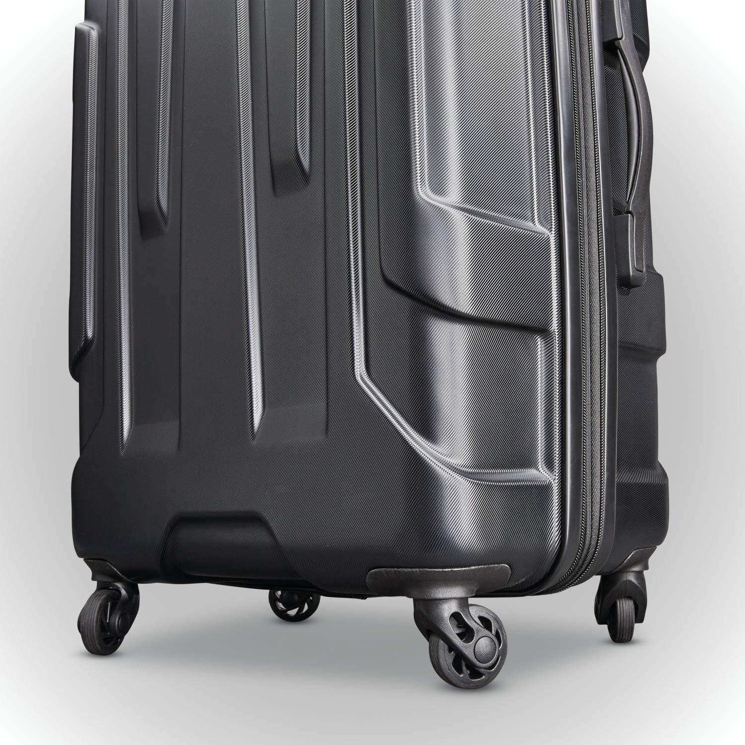 imageSamsonite Centric Hardside Expandable Luggage with Spinner Wheels Black CarryOn 20InchBlack