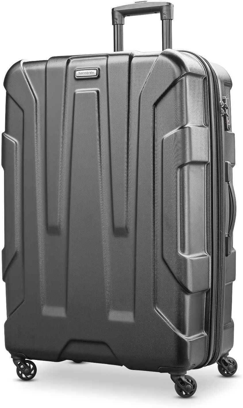 imageSamsonite Centric Hardside Expandable Luggage with Spinner Wheels Black CarryOn 20InchBlack