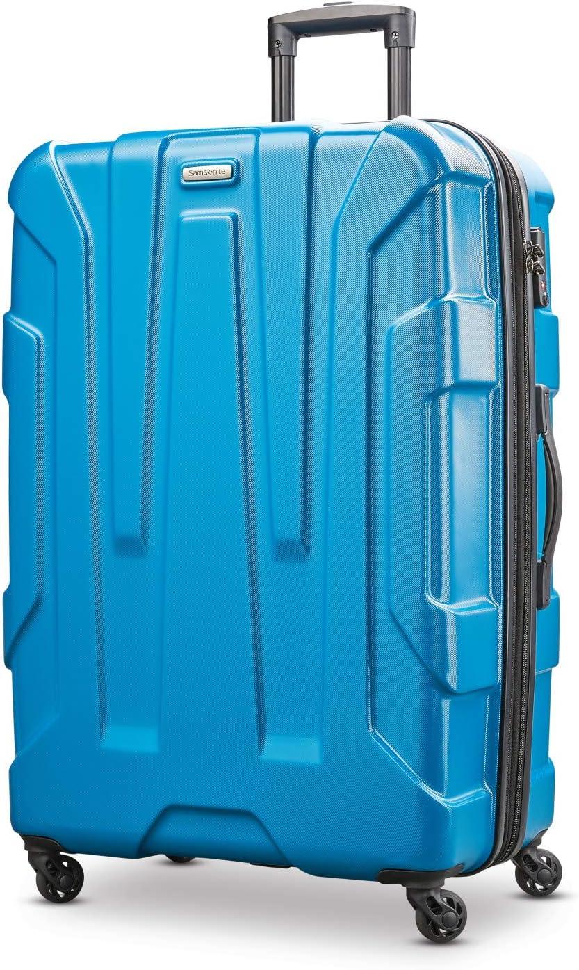imageSamsonite Centric Hardside Expandable Luggage with Spinner Wheels Black CarryOn 20InchCaribbean Blue