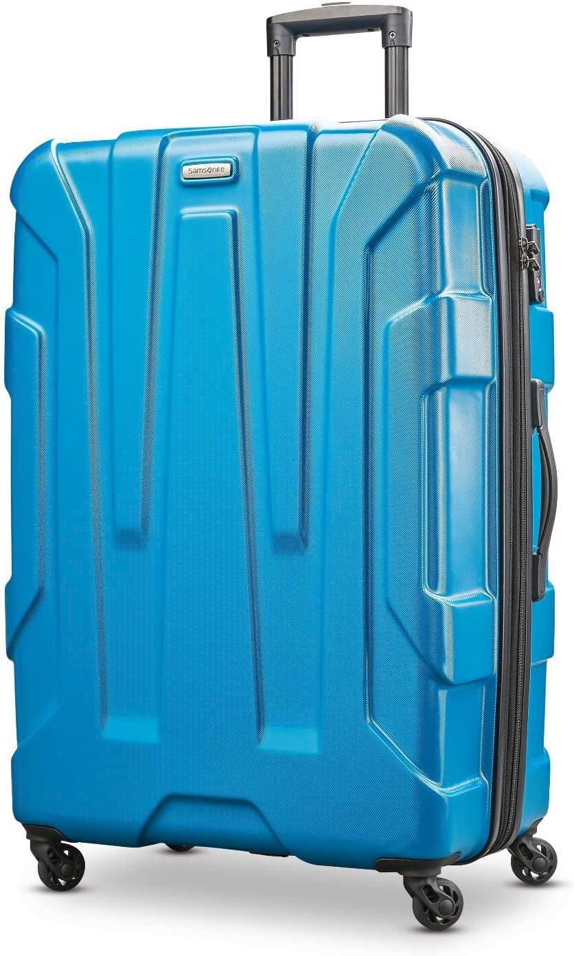 imageSamsonite Centric Hardside Expandable Luggage with Spinner Wheels Black CarryOn 20InchCaribbean Blue