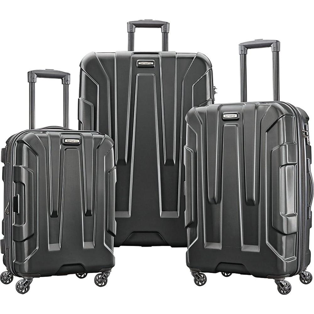 imageSamsonite Centric Hardside Expandable Luggage with Spinner Wheels Black CarryOn 20InchBlack