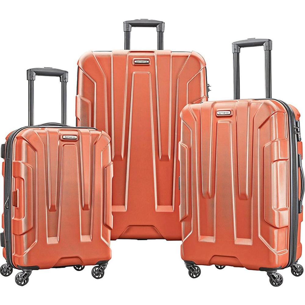 imageSamsonite Centric Hardside Expandable Luggage with Spinner Wheels Black CarryOn 20InchBurnt Orange